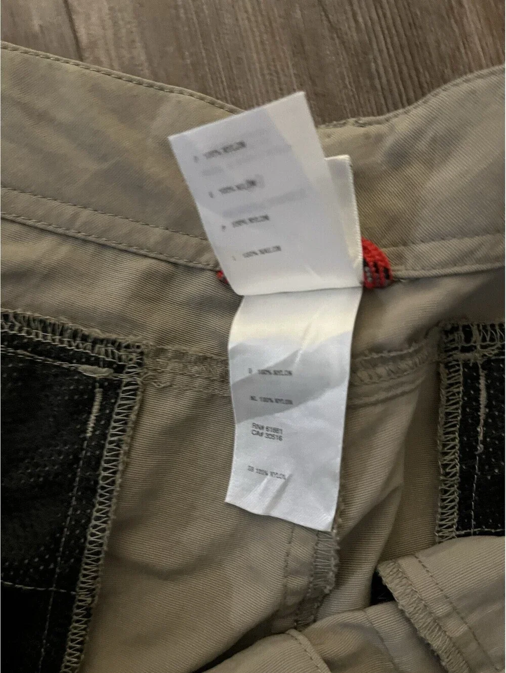 The North Face Men’s Beige Convertible Hiking Pants Sz 38